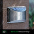 (4-Pack) (ELJ9533V) Home Zone Security Solar Wall Lights - Decorative Outdoor Solar Fence Post and Step Lights