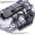 HolsterSmith Finishing Washers - #8 (0.530 Dia.) Metal Countersunk Round Top for Holster Making, Home Improvement,
