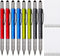 Zhanmai 8 Pcs Gift Pen for Men, 6 in 1 Multitool Tech Tool Pen with Ruler, Levelgauge, Ballpoint Pen, Refills (Red,