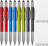 Zhanmai 8 Pcs Gift Pen for Men, 6 in 1 Multitool Tech Tool Pen with Ruler, Levelgauge, Ballpoint Pen, Refills (Red,