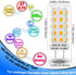 GY6.35 Bulb 12-24V 4W 35W-40W Bulb 2700K GY6.35/G6.35 Non-Dimmable, 5 Pack Heifymi Light AC/DC Equivalent Halogen Warm