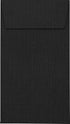 LUXPaper #5 1/2 Coin Envelopes, Peel & Press, Black Linen, 80lb. Text, 50 Qty