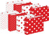 Red & White Dot File Folders, 24 Set, 14pt Stock, Multi-Design, Letter Size, 1/3 Cut Tabs by Barker Creek