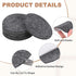 6Pcs 5.5 Inch 2mm uxcell Lamp Base Felt, Dia Thick Adhesive Round Soft Felt Furniture Pads, Non-Slip Anti-Scratch