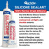 STAR BRITE Silicone Sealant, White, 10.3 OZ. (082121)