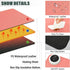 CHSIN 3 Heated Desk Pad PU Leather Mouse Pads with Levels Heating and Auto Shut Down Ideal Hand and Foot Warmer Mat
