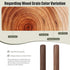 Locksets (1 Pack, Walnut Wood Privacy Door Lever - Reversible Keyless Door Handles for Interior Bedrooms&Bathrooms Room