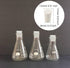 20 Pcs 000# White Solid Rubber Stoppers, Tapered Lab Plugs, Dia. 13mm x Dia. 8mm, Height 17mm