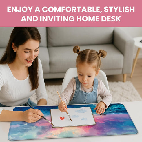 ZapDesk Sunset, 31.5" 11.8" Large Mouse Pad for Desktop, Cute Desk Mat Pad Protector for Work & Gaming, Aesthetic