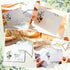 Motiskyy 100 120 4x6 Pcs Wedding Thank You Cards with Envelopes Bulk Stickers V Flap Envelopes with Gold Border Cards