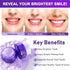 BHMSHY 15g Enamel-Safe Teeth Whitening Powder Gentle on Teeth No Sensitivity Formula Removes Stains Breath Freshening
