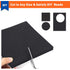 MAGZO 5Pcs Adhesive Foam Padding, 1/8 in Thick x 12 in x 8 in, Closed Cell Foam Sheets, Anti Vibration Pads, Black