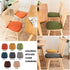 GWTYR Green,1 Set,Chair Grass Cushion Memory Foam Chair Pads with Ties and Backing, Hidden Zipper Design and Removable