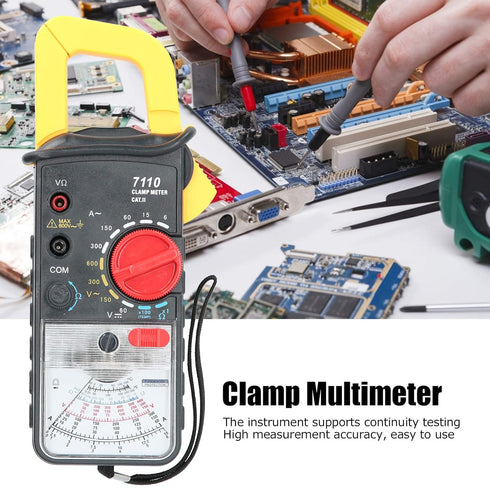 Digital Clamp Meter Handheld Analog Voltage Current Tester Electrician Meter