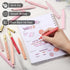 Mr. Pen Aesthetic Highlighters and Pens, 12 Pack, No Bleed Shades of Pink, Black Ink Bible Highlighters, Highlighter