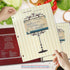 Meadowsweet Kitchens 3 x 5 Vintage Recipe Card Holders for 3 Ring Binders