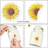 Zonon 500 Pcs Sunflower Stickers, 1.5 Inch Self Adhesive Summer Flowers Decorative Label Stickers for Crafts and Gifts