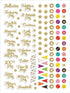 Teacher Created Resources 2152 Lesson Planner - Multi - 8-1/2-Inch x 11-Inch with Stickers, Confetti