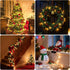 66ft 200 Green Convenience Christmas Lights LED Battery Operated String Lights with Timer Memory Function or Battery