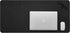 Gallaway Leather Desk Mat, Large 36" x 17" Black Office Desk Pad, Elegant Computer Desk Cover Protector