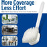 36620L00 20" 2" 1 Count CFS Flo-Pac Plastic Handle Utility Scrub Brush, Nylon Bristles, Length, Bristle Trim, White