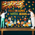 Zonon Christian Fall Love with Jesus Bulletin Board Set, Autumn Decorations, Maple Leaf Pumpkin Cutouts for Thanksgiving