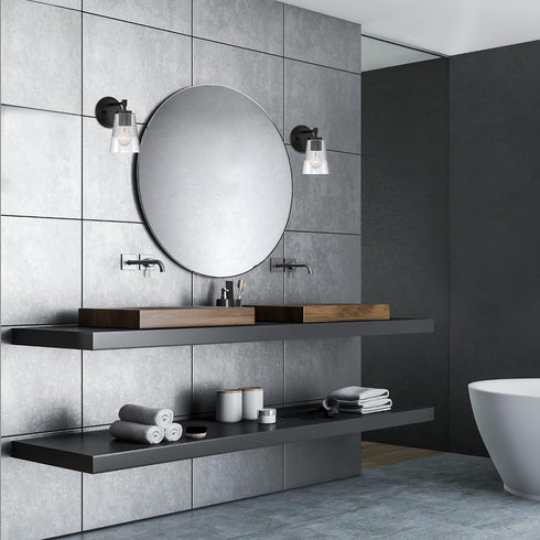 D230M-1B-MB 1-Light 60 Designers Fountain Ingo Wall Sconce, Watts, Matte Black