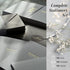 RUN2PRINT Pack 100 Luxury Thank You Cards with Envelopes & Gold Foil Stickers - Bulk of Elegant Blank Notes