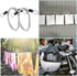 HekouJiub 12 Pack 4FT/48Inch 3mm Security Cable Lock, Steel Cable with Loops, Braided Steel Coated Wire Rope Luggage