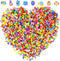 Oomcu 1200 PCS Mini Novelty Erasers - Colored Heart, Sea Creature, Fruit, Vegetable, Cake, Animal Collection