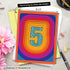 The Best Card Company - 5th Wedding Milestone Anniversary Notecard Jumbo 8.5 x 11 w/Envelope (Not Foil)