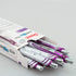 Pentel Gel Ink Pen, Pearl Retractable Gel Pen, (0.7mm) Medium Point, Needle Tip, Violet Ink, 12 pack (BLN77PW-V) by Pentel