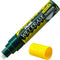 Pentel Arts Jumbo Tip Wet Erase Chalk Marker, Yellow Ink, Box of 12 (SMW56-G)