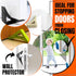 Door Stopper & Window Stopper, Flexible Rubber Door Wedge, Decorative Door Stoppers for Bottom of Door Security,
