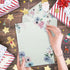 SCStyle Stationary Paper and Envelopes Set, 48 Sheets Writing Paper 5.9X7.7Inch + 24 Pcs A6 Cute Envelopes with