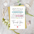 Sweet Poem Thank You Card, Funny Appreciation Card Gifts for Friend Coworker Boss Teacher, Goodbye Card for Coworkers