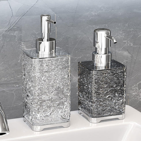 Psdndeww Bathroom Hand Sanitizers Container Portable Glass Travel Liquid Soap Dispenser Shampoo BodyWash Dispenser