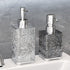 Psdndeww Bathroom Hand Sanitizers Container Portable Glass Travel Liquid Soap Dispenser Shampoo BodyWash Dispenser
