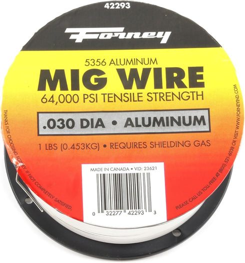 Forney 42293 Mig Wire - Aluminum Alloy ER5356, 030-Diameter, 1-Pound Spool