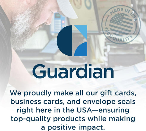 Guardian #1 Paper Coin Envelopes with Gummed Flaps, Pack of 500 Blank Small Envelopes for Storage