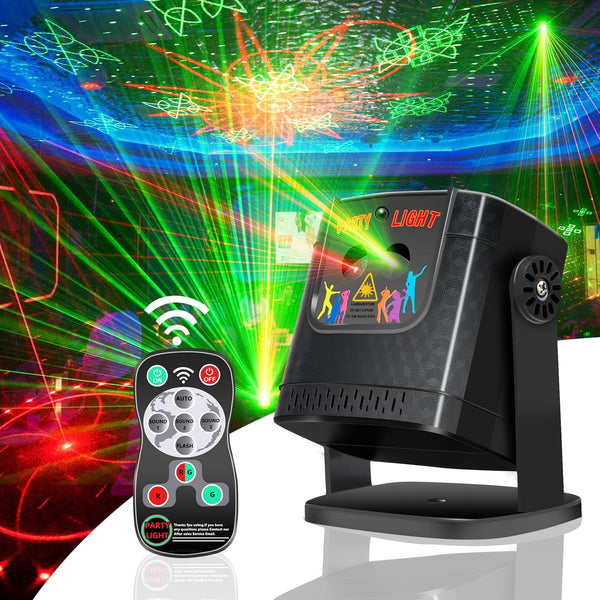 Mini Disco Party Lights - Sound Activated RGB DJ Strobe Light, Portable