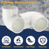 2pcs 2.5" 90 Elbow 2-Way 90 Elbow 2.5" uxcell Degree Pipe Fittings, Furniture Construction Grade Degree PVC Corner