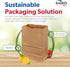 57# 12 7 17 Inches, 50-Count, 1/6 DURO Brown Paper Grocery Bags Heavy-Duty, x x Large Brown Paper Bags for Grocery