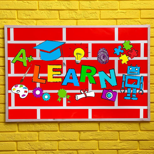 Tenceur Bulletin Board Paper Roll 24 Inch x 100ft, Fade Resistant for Classroom Decor (Red Brick)