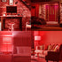 LUXRITE A19 Edison LED Red Light Bulb 4.5W (60W Equivalent) Colored Glass Filament E26 Standard Base
