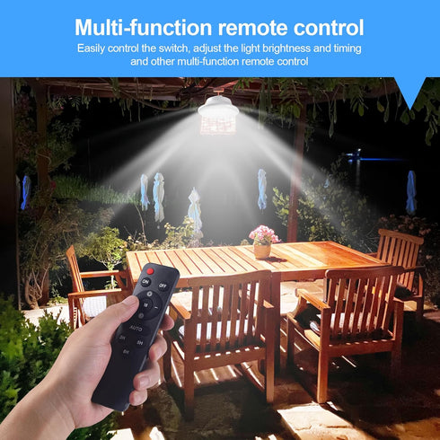 Pigsty(1 Solar Shed Pendant Light Auto Dusk to Dawn Solar Light Day and Night Indoor and Outdoor with Remote Control