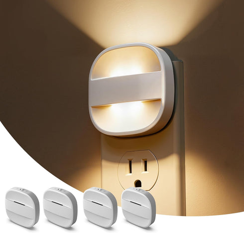 L LOHAS LED Night Lights Plug into Wall, Foldable Night Light with