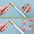 Stainless Steel Bidet Sprayer for Toilet, Gold Finish with Jet and Soft Spray Modes, Handheld Sprayer for Cloth Diaper