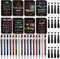 PerKoop 48 Pcs Inspirational Gifts Set - 3 x 5 Inch Bible Notepads, Ballpoint Pens, Keychains for School Office