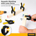 6 Inch Spring Clamps Heavy Duty - 4 Pack Large Plastic Clamps for Woodworking and Crafts